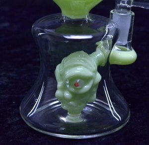 7" Color Monster Glass Water Bong Pipe Rig