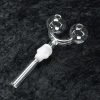 Double Slingshot Skull Oil Burner Pipe 5"