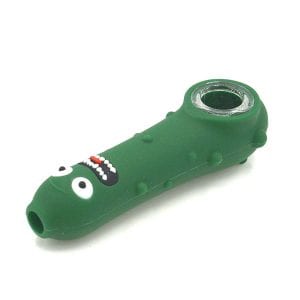 Silicone Pipe with Glass Bowl