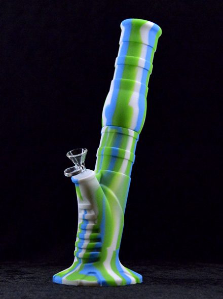 14" Lean Style Silicone Water Bong Pipe