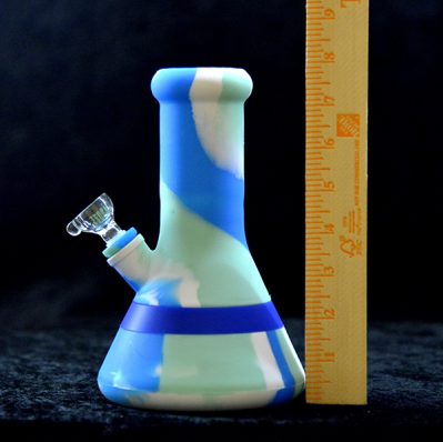 8" Silicone Water Bong Pipe