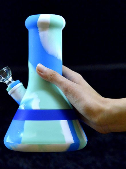 8" Silicone Water Bong Pipe