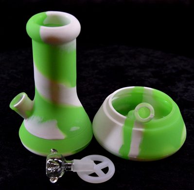 8" Silicone Water Bong Pipe