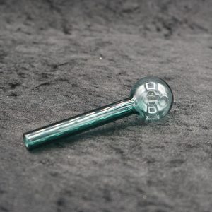 Teal Glass Oil Burner Pipe 4 inches