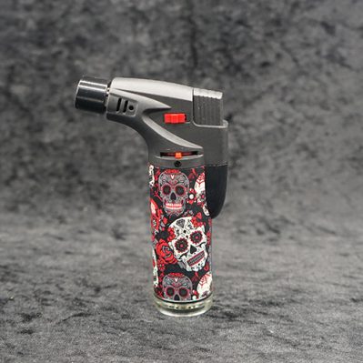 Sugar Skull Design Dual Torch Lighter