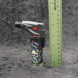 Sugar Skull Design Dual Torch Lighter