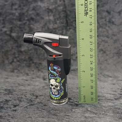 Sugar Skull Design Dual Torch Lighter