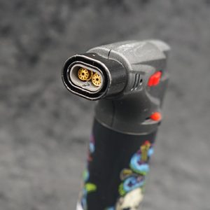 Sugar Skull Design Dual Torch Lighter