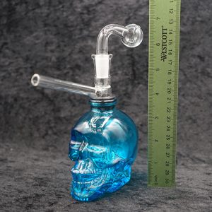 Glass Skull Oil Burner Bubbler 14mm