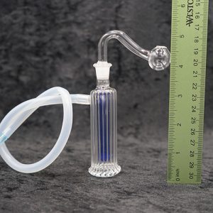 Fancy Mini Glass Oil Burner Bubbler 10mm