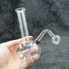 Clear Classic Glass Oil Burner Bubbler Pipe