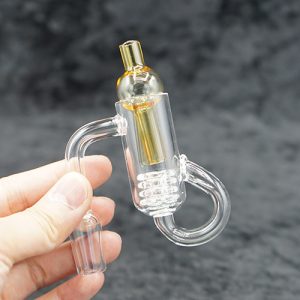 Quartz Banger Recycle Loop with Cap 14mm Male