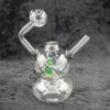 Fancy Dual Dome Body Oil Burner Bubbler 5 inches