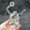 Fancy Dual Dome Body Oil Burner Bubbler 5 inches