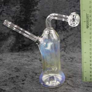 Glass Color Change Body Thick Oil Burner Bubbler 7 inches