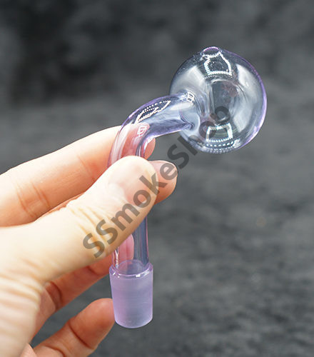Bent Oil Burner Purple Glass 14mm