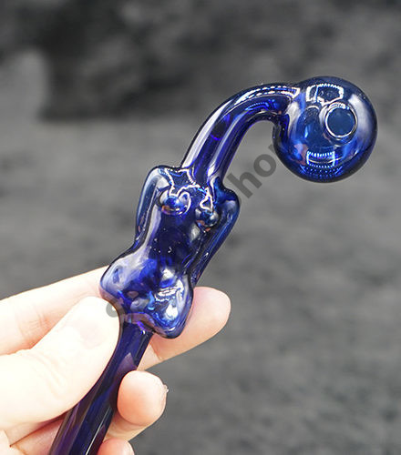 Glass color sexy girl design oil burner pipe 6"