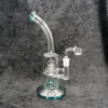 Two Chamber 10 inches Glass Water Bong Pipe
