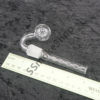 Bent Downstem Oil Burner Pipe Glass 19mm 5 inches