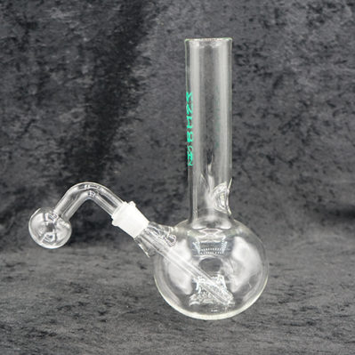 Glass Oil Burner Water Pipe Bubbler Clear 14mm 9 inches