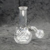 Mini 4 inches Oil Burner Bubbler Glass Water Pipe