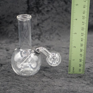 Mini 4 inches Oil Burner Bubbler Glass Water Pipe