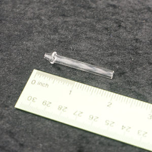 Straight Flame Glass Fire Head 2 inches