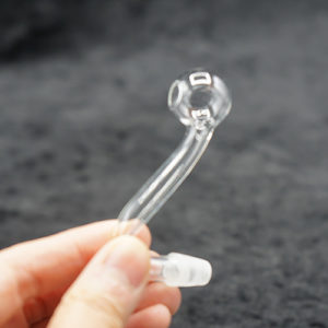 Glass Curve Oil Burner Glass On Glass 10mm