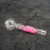 Growing in Dark Colorful Glass Design Oil Burner Pipe