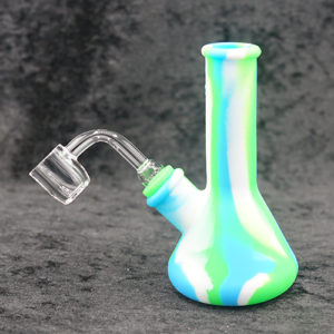 Silicone Water Pipe 5 inches Bubbler with Banger