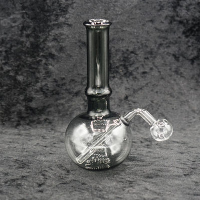 Color Glass Oil Burner Bubbler Pipe Water Bong 7 inches