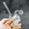 Color Change Body Oil Burner Bubbler Glass 5 inches