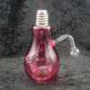 Color Glass 6 inches Bulb Oil Burner Bubbler Pipe