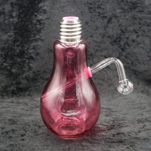 Color Glass 6 inches Bulb Oil Burner Bubbler Pipe