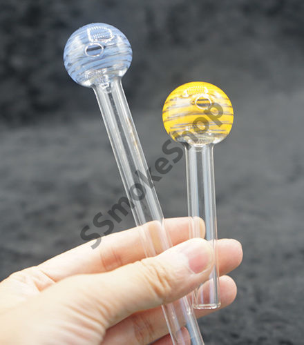 Blue and Yellow Color Head Glass Oil Burner Set