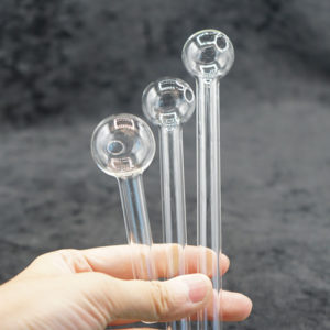 Clear Glass Oil Burner Pipe Multi Length Set