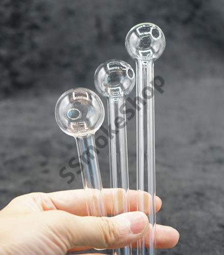 Clear Glass Oil Burner Pipe Multi Length Set