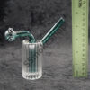 Color Stem Fancy Body Oil Burner Bubbler Glass Pipe 5 inches