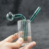 Color Stem Fancy Body Oil Burner Bubbler Glass Pipe 5 inches
