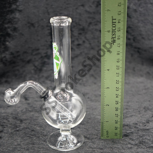 Glass Oil Burner Bubbler Pipe With Design Inches Ssmokeshop
