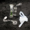 Glass Oil Burner Bubbler Color Stem Inside Design