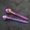Set of Two Nano Plating Glass Oil Burner Pipe 4 inches
