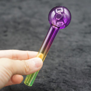 Fancy Gradient Color Glass Oil Burner 4 inches