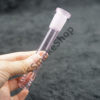 Pink Color Low Profile 14mm 18mm Glass Downstem - 3.5"