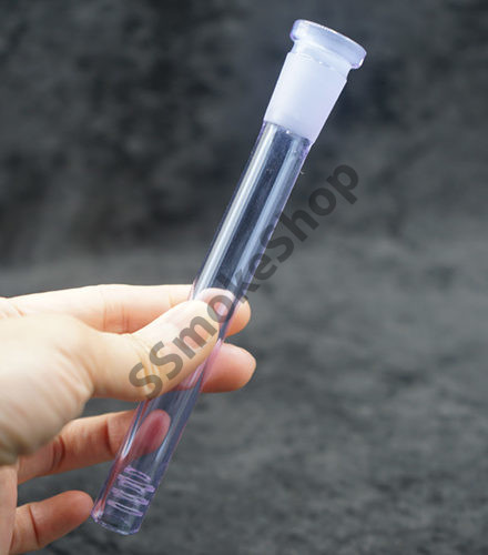 Purple Color Low Profile 14mm 18mm Glass Downstem 5 inches