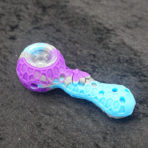 Silicone Pipe Glass Bowl 5 inches