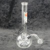 Glass Oil Burner Bubbler Pipe with Design 7 inches