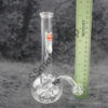 Glass Oil Burner Bubbler Pipe with Design 7 inches