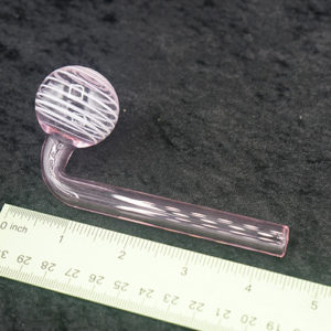 Glass Color Side Load Oil Burner Pipe Coil Head 4 inches
