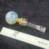 Glass Color Change Oil Burner Pipe 6 inches Fancy Stem